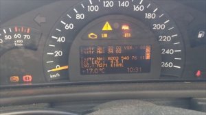 Mercedes Benz W203 Secret Menu And RESET SERVICE INTERVALS