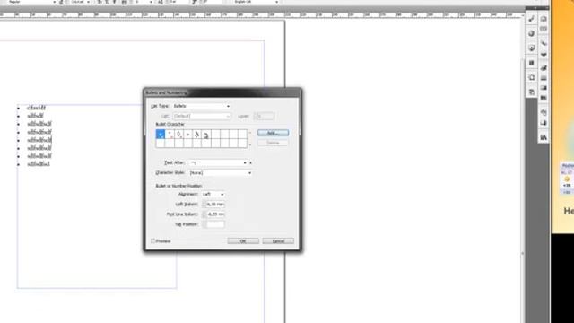 Как выбрать другой глиф для списка в InDesign смотреть онлайн