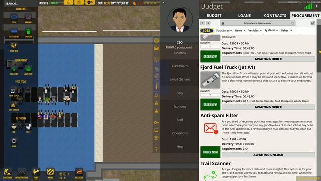 Airport CEO | прохождение на максимальной сложности | #4 смотреть онлайн