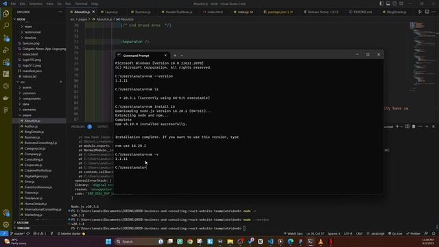 Solved - React Project Developemnt Server Not Starting Due To NodeJs Version Error смотреть онлайн