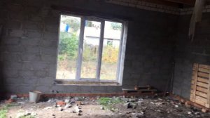 Обзор дома 6 на 8 на участке 6 соток, из керамзитобетонных блоков