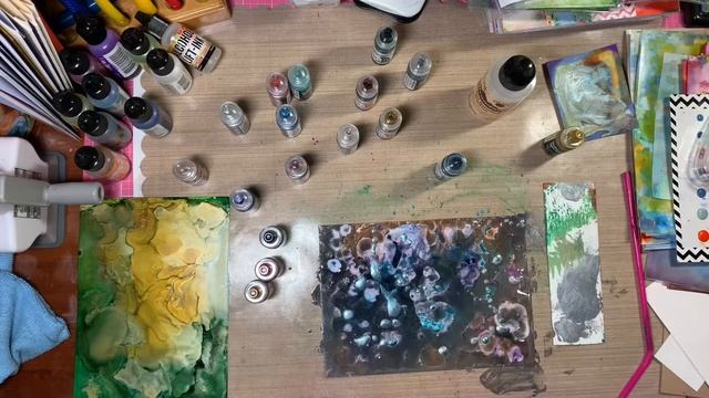 Project Deep dive #3 - Playing with Alcohol Inks смотреть онлайн
