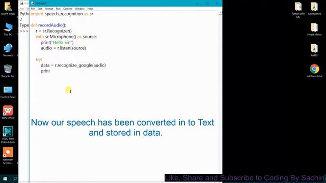 Basic Speech to Text Python code with Full Explanation смотреть онлайн