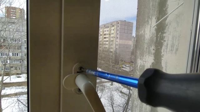 Замена ручки пластикового окна. смотреть онлайн