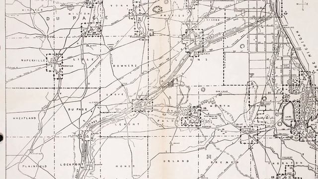 The Scharf Map of Chicagoland Indian Trails and Villages - The Calumet Wilderness смотреть онлайн