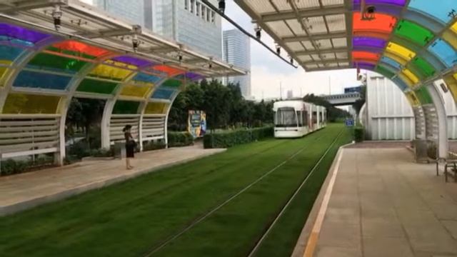 Китай. Парк Паджоу , башня в Гуанчжоу / Canton Tower , Pazhou park смотреть онлайн