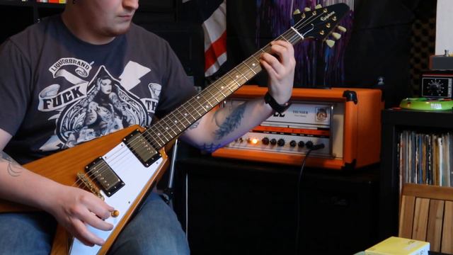 Epiphone 2016 Korina Flying V ! смотреть онлайн