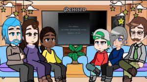 •Reaction characters to Sally Face 2/2• ||Sally Face|| ||Юи||