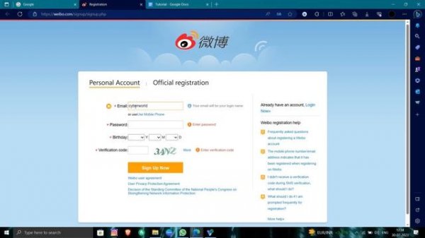 ✅ How to Open/Create Weibo Account Online (Full Guide)
