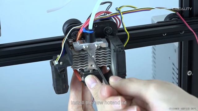 Service tutorial Ender - 3 Neo replace the hotend kit смотреть онлайн