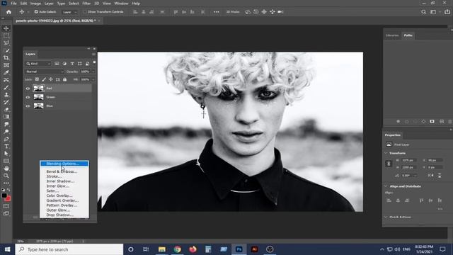 How to Create RGB 3D Effect in Photoshop Adobe | Photoshop Tutorial 2021 смотреть онлайн