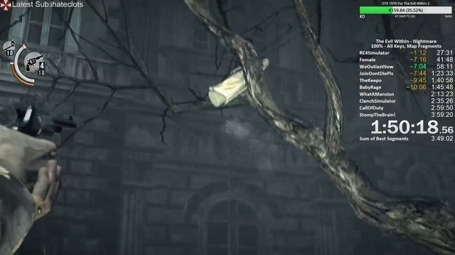 The Evil Within 100% Speedrun / All Keys, Map Fragments 3:31:50 смотреть онлайн