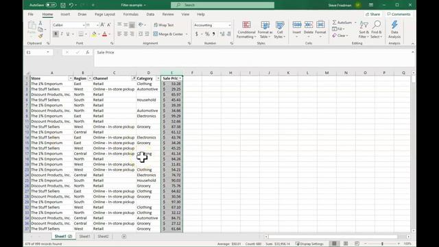 Filters - Excel's Easy button смотреть онлайн