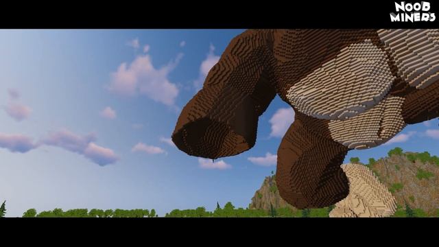 Minecraft SUPER MARIO BROS STATUE BUILD CHALLENGE - NOOB vs PRO vs HACKER vs GOD / Animation смотреть онлайн