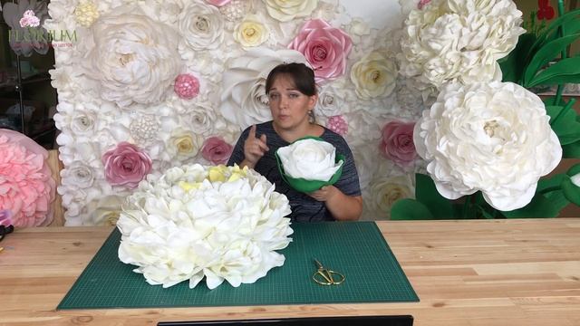 Мастер класс — большой пион из фоамирана смотреть онлайн