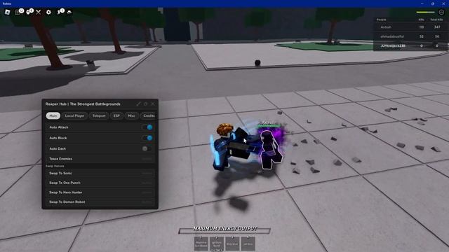 NEW! The Strongest Battlegrounds Script Roblox (Auto Block, Auto Attack + MORE! SUPER OP PASTEBIN ⭐