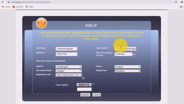 CRS Portal Registration 2021|| SNEHA TECHNICAL||How To Create User Id And Password In CRS Portal || смотреть онлайн