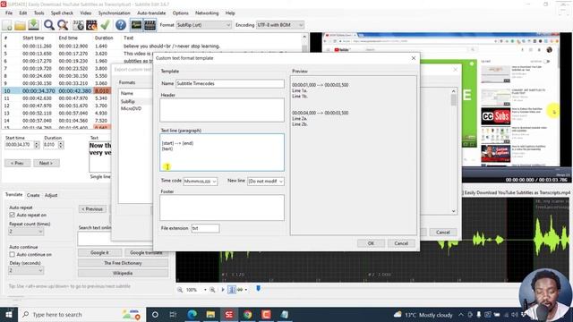 How to Extract or Export Subtitle Timecodes in Subtitle Edit смотреть онлайн