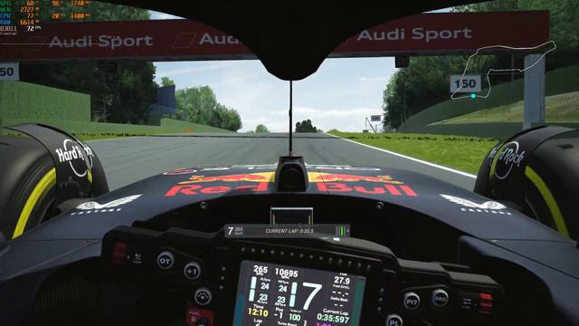 Assetto Corsa - Imola Hotlap (1:20:186) - Red Bull RB19 (RSS Formula Hybrid 2023) смотреть онлайн