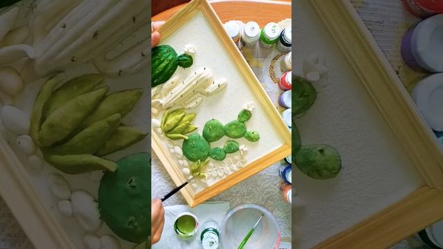 #diy #handmade #сенка #картина #лепка #ліпка #painting #sculpting #кактус смотреть онлайн