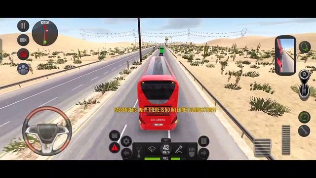 SKYLINER DOUBLE DECK DRIVING | BUS SIMULATOR ULTIMATE | ANDROID GAMEPLAY смотреть онлайн
