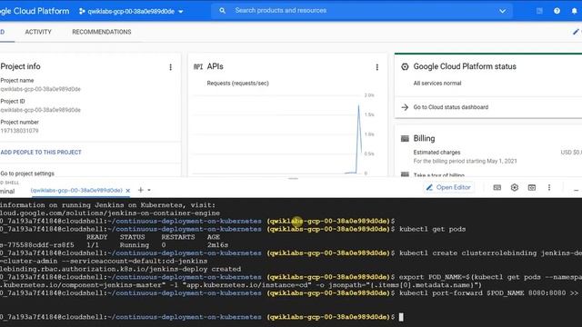 Continuous Delivery with Jenkins in Kubernetes Engine [GSP051] | Qwiklabs | Google Cloud Platform смотреть онлайн