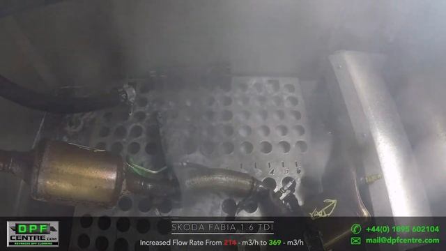 Skoda Fabia 1.6 TDI DPF Cleaning смотреть онлайн