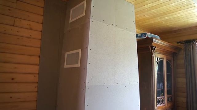 Монтаж облицовки от Vozle-kamina.ru