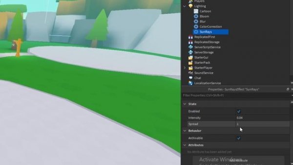Low-Polly Roblox Lighting Settings (Roblox Studio)