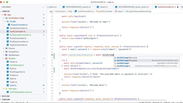 Let's Build with AdonisJS: 1.2 - Rebuilding Jagr.Co, Password Reset & Account Locking смотреть онлайн