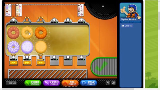 Papa's Donuteria By Flipline Studios : Day 66 Game-play (720pHD)