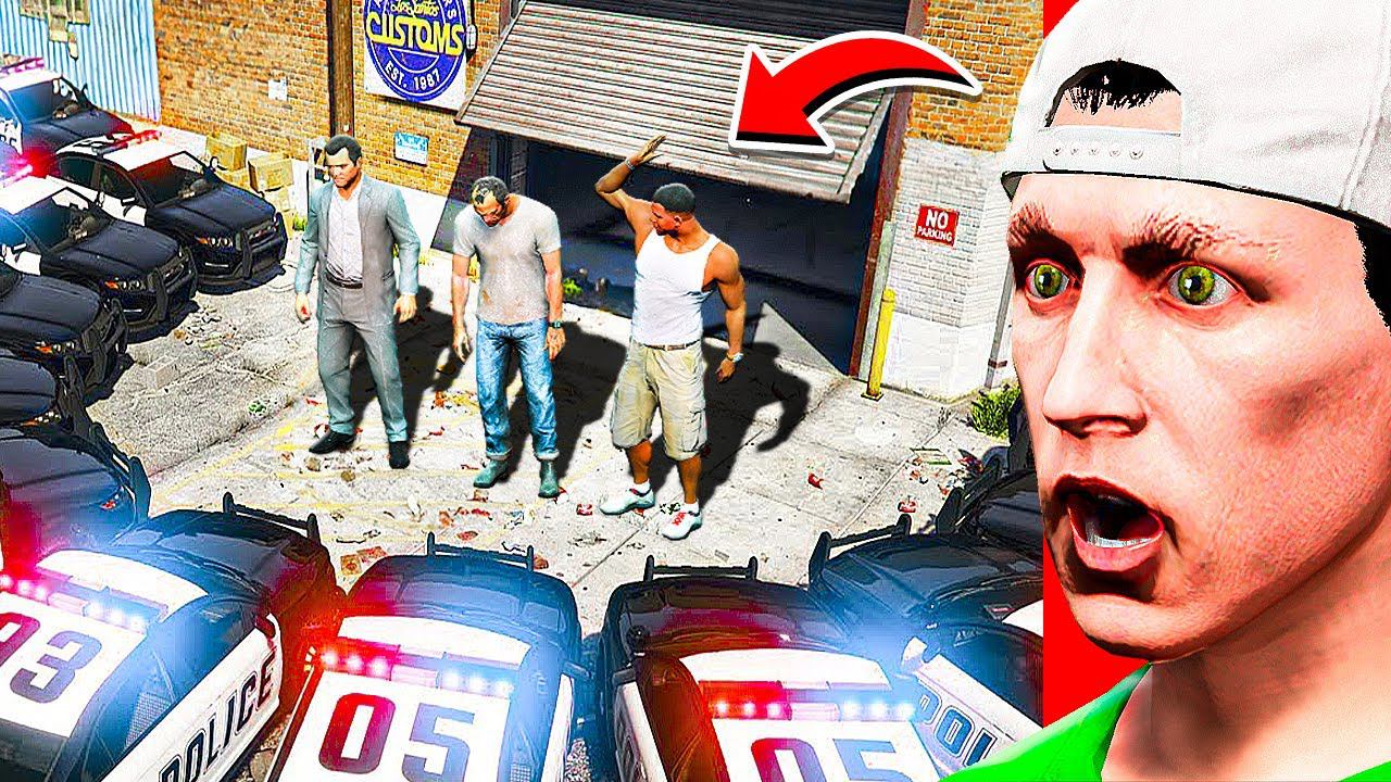 РЕАКЦИЯ НА ФИЛЬМ ПРО МАЙКЛА, ТРЕВОРА И ФРАНКЛИНА! ЭПИЧНАЯ ПОГОНЯ ОТ ПОЛИЦИИ ГТА 5 МОДЫ РАЙЛЮХА смотреть онлайн