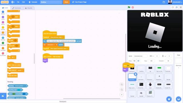 Roblox in Scratch 3.0 || Part-1 смотреть онлайн