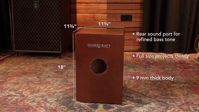 MEINL Percussion - Snarecraft Series Cajon - Baltic Birch - SC80AB-B смотреть онлайн