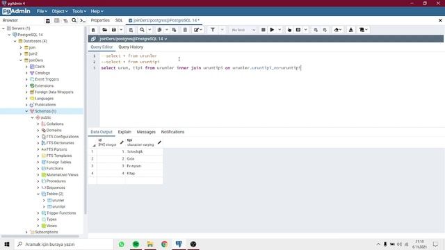 PostgreSQL Dersler 4 (View Kullanımı) смотреть онлайн