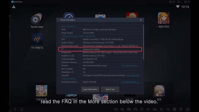 【MuMu's Class】How to enable VT? смотреть онлайн