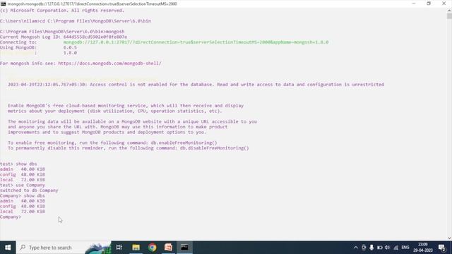 Create Database and Collections in MongoDB Shell | MongoDB Tutorial смотреть онлайн