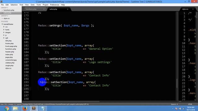 Redux class-1(logo, contact, info, copyright, social icons theme options) - Part-123 смотреть онлайн