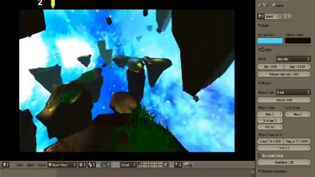 Void Blender 3D Game. WIP Project. смотреть онлайн