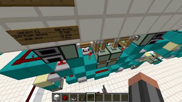 [minecraft 1.14.4] 2x4 flush stair door v2.1 [900 blocks only] смотреть онлайн