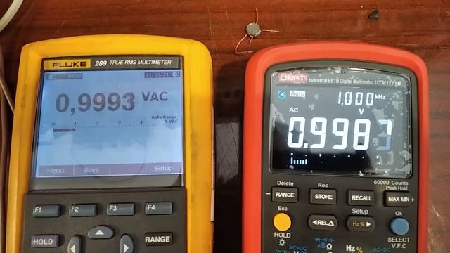 FLUKE 289 та UNI-T UTM1171B смотреть онлайн