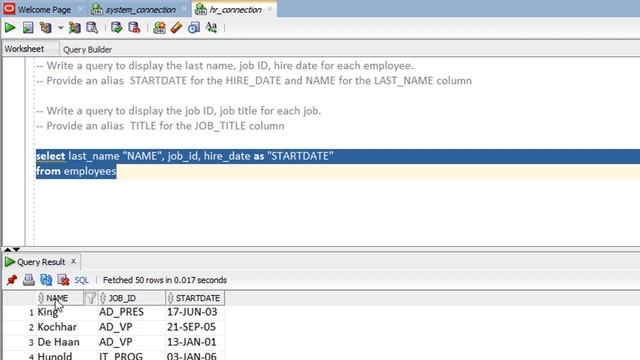 Oracle SQL How to use Column Alias in SQL Select Statement Part 2 - Lesson 15 смотреть онлайн
