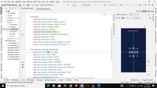 Create Avatar View In Android Studio Kotlin || Android App Development || Android Material Design смотреть онлайн