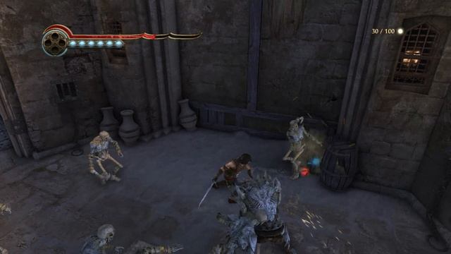 Prince of Persia: The Forgotten Sands. Часть 3. Механизм, Двор крепости, Ворота крепости. смотреть онлайн