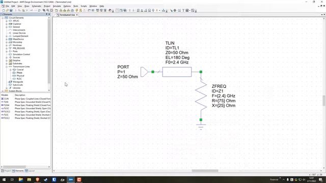 Introduction to AWR Projects and Circuit Simulation - Part 1 - AWR Microwave Office V16.0 Tutorial смотреть онлайн