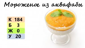 МОРОЖЕНОЕ ИЗ АКВАФАБЫ | список ингредиентов под видео ?