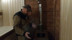 Сборка и монтаж печи Гефест в облицовке талькохлорит