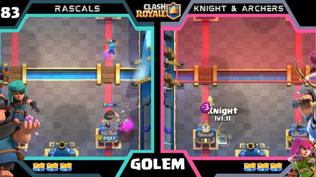 Which is BETTER #15 | Rascals VS Knight & Archers | Clash Royale смотреть онлайн