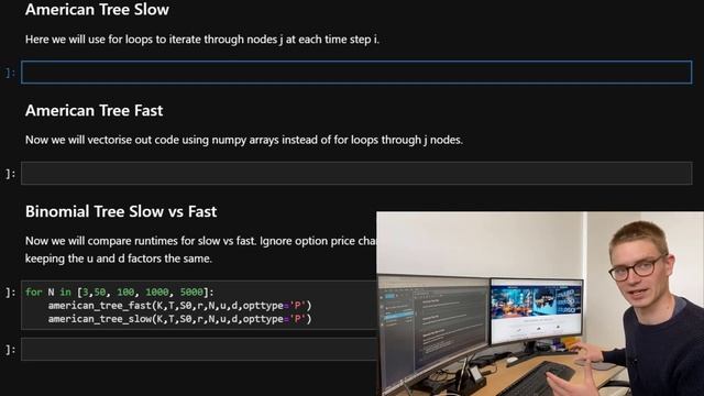 American Option Pricing with Binomial Trees || Theory & Implementation in Python смотреть онлайн