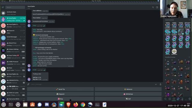 KavaTipBot Community Call #1 - Use the KAVA p2p-exchange on Telegram смотреть онлайн